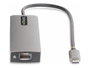 Startech 10G2A1C25EPD USB Hub Base para Portátil y Replicador de Puertos Alámbrico USB 3.2 Gen 2 Type-C Gris