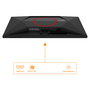 AOC 27G4HRE Monitor Gaming 27 Pulgadas (68,6 cm) Full HD Fast IPS 200Hz 1ms GTG, NVIDIA G-SYNC, HDR10, 2xHDMI 2.0, DisplayPort 1.4, Altavoces, Negro/Rojo