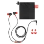 PowerA Auriculares Alámbricos para Nintendo Switch 2, Cascos Intrauditivos, Negro/Rojo