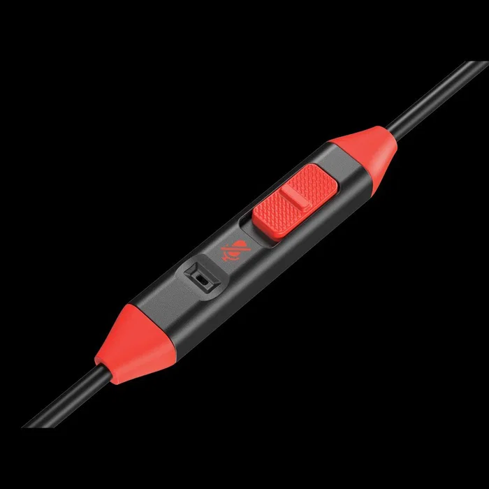 PowerA Auriculares Cableados Intraaurales para Nintendo Switch 2 con Micrófono Integrado - Diseño Negro y Rojo para Gaming