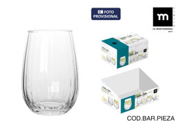 La Mediterranea Vaso Nalon Optic 400cc, 36 unidades