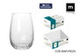 La Mediterranea Vaso Nalon Optic 400cc, 36 unidades