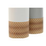DKD Home Decor Set de 2 Vasos de Resina 7x7x10,5 cm Surtido de Colores