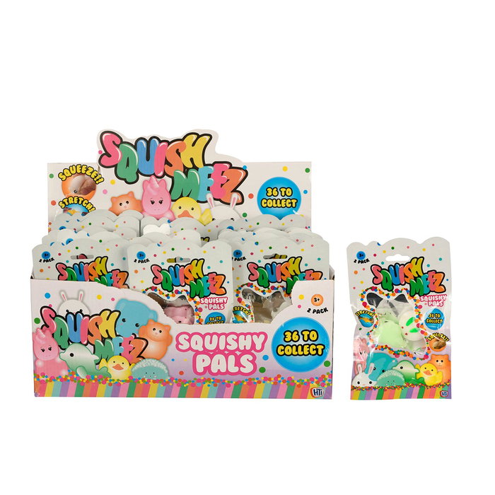 HTI Squish Meez Exp. 36 Uds Personajes Blanditos Coleccionables +3 Años HTI Squish Meez Exp. 36 Uds Personajes Blanditos Coleccionables +3 Años