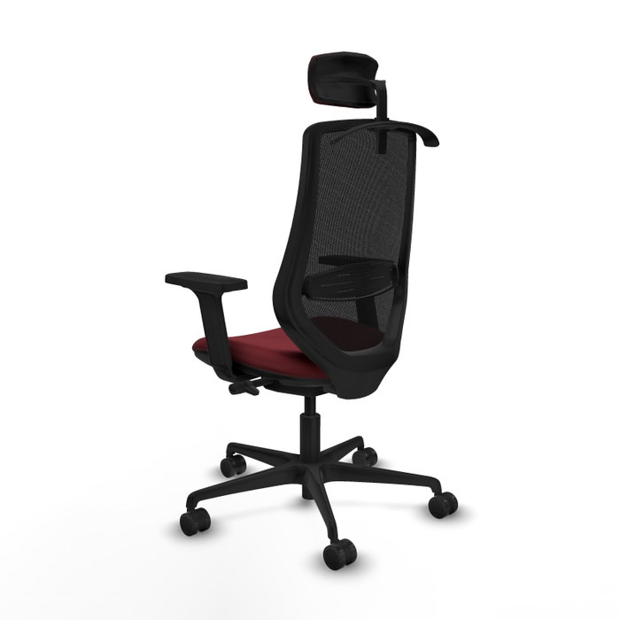 PIQUERAS Y CRESPO Silla de oficina Mardos con mecanismo Sincro/Traslack, Granate y Negro PIQUERAS Y CRESPO Silla de oficina Mardos con mecanismo Sincro/Traslack, Granate y Negro