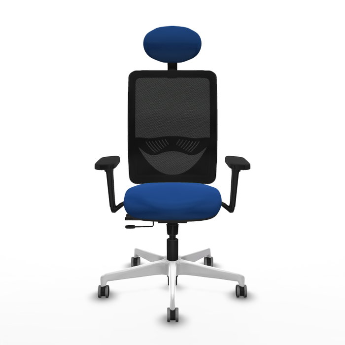 PIQUERAS Y CRESPO Silla de oficina Zulema Azul con Mecanismo Sincro/Traslack PIQUERAS Y CRESPO Silla de oficina Zulema Azul con Mecanismo Sincro/Traslack