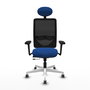 PIQUERAS Y CRESPO Silla de oficina Zulema Azul con Mecanismo Sincro/Traslack