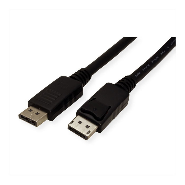 VALUE Cable DisplayPort 1.2 DP10M, 10 m, Macho-Macho, Resolución 4096x2560 60Hz, Plug and Play, Negro VALUE Cable DisplayPort 1.2 DP10M, 10 m, Macho-Macho, Resolución 4096x2560 60Hz, Plug and Play, Negro