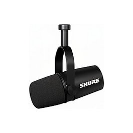 Shure MV7X Micrófono Dinámico XLR para Podcast Estudio Negro 132 dB SPL