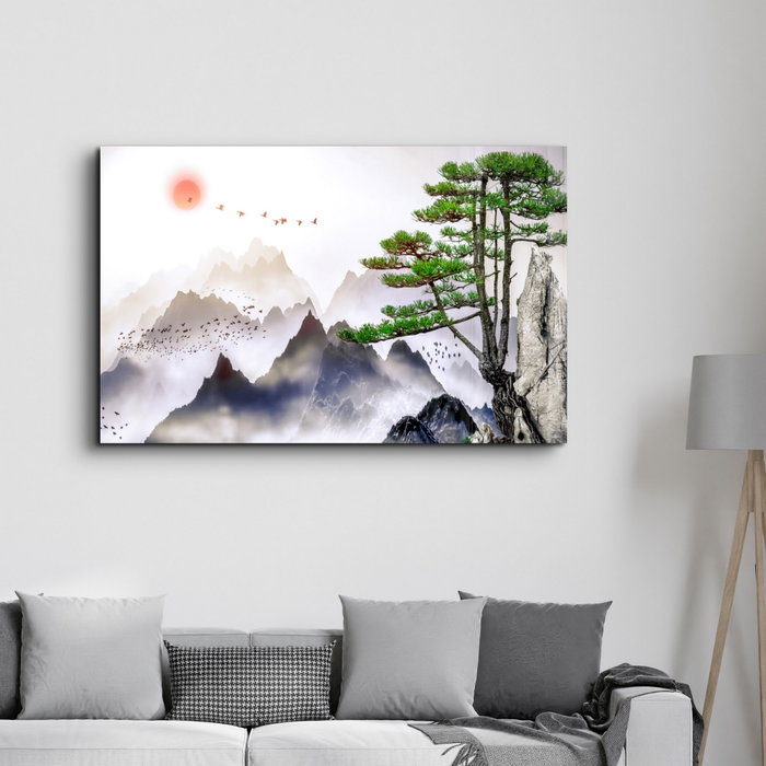 Wallity CAM-1019 - Pintura Decorativa de Vidrio Templado, 46 x 72 cm