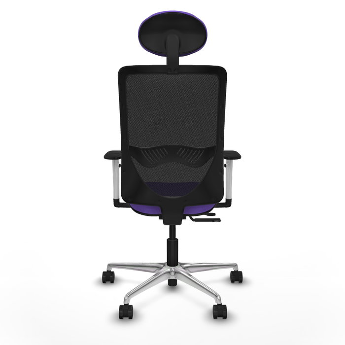 PIQUERAS Y CRESPO Silla de oficina Zulema con mecanismo Sincro/Traslack, Lila y Negro PIQUERAS Y CRESPO Silla de oficina Zulema con mecanismo Sincro/Traslack, Lila y Negro