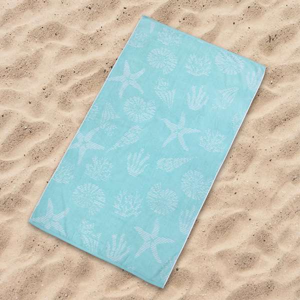 Secaneta Toalla Jacquard Terciopelo Moluca Algodón Egipcio 90x165 cm