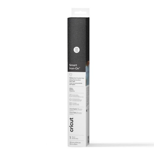 Cricut Smart Iron-On 33x91cm Glitter Black