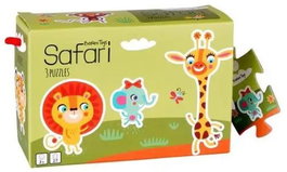 BARBO-TOYS Pequeños Brillantes Puzzle Triple Safari