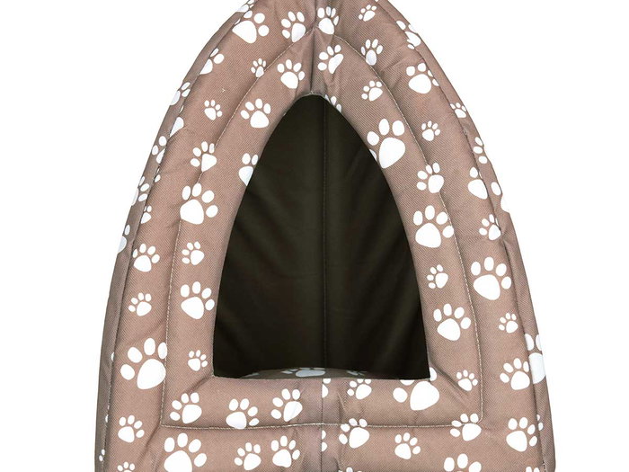 Mascow Gatera Mascota Huellas 2 Colores (Gris, Marron) 33x38x33 cm (Set de 6)