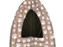 Mascow Gatera Mascota Huellas 2 Colores (Gris, Marron) 33x38x33 cm (Set de 6)