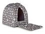 Mascow Gatera Mascota Huellas 2 Colores (Gris, Marron) 33x38x33 cm (Set de 6)