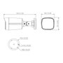 Dahua Technology IPC-HFW1239TL1-A-IL-0280B Cámara IP tubular 2Mpx