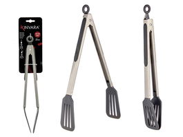 Kinvara Pinza Cocina Innox Nylon Gris 33x5.5x4 cm (Set de 36)
