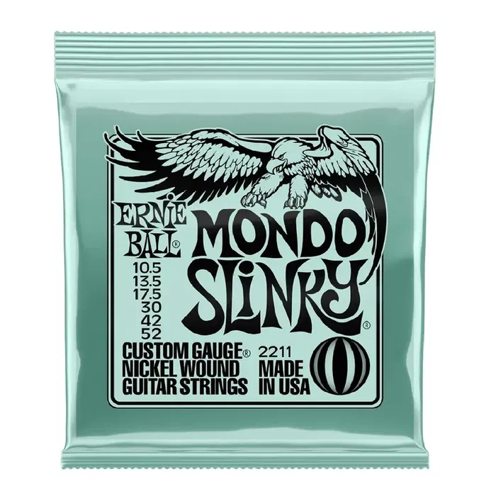 ERNIEBALL Juego Eléctrica Slinky Mondo 10.5-52 Cuerdas Guitarra Ernie Ball