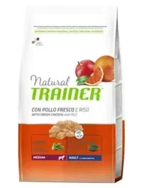 Natural Trainer Pienso para Perro Adulto Raza Mediana Sabor Pollo 12kg