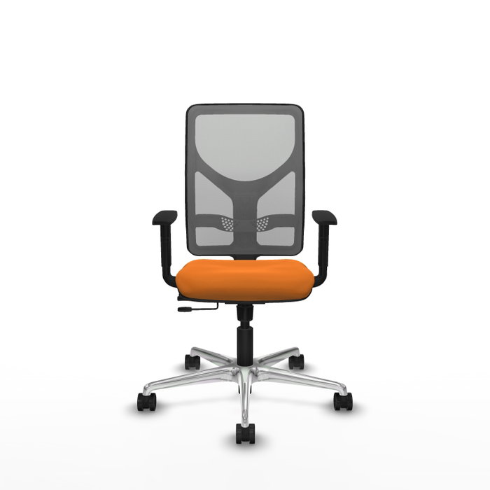 PIQUERAS Y CRESPO Silla de oficina Motilla con mecanismo Sincro/Traslack, Naranja y Gris PIQUERAS Y CRESPO Silla de oficina Motilla con mecanismo Sincro/Traslack, Naranja y Gris