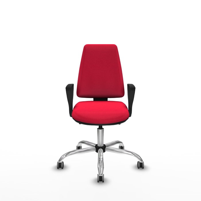 PIQUERAS Y CRESPO Silla de oficina Elche Rojo con mecanismo Asincro PIQUERAS Y CRESPO Silla de oficina Elche Rojo con mecanismo Asincro