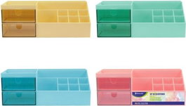 POESSA Set de Organizador de Sobremesa Colores Surtidos