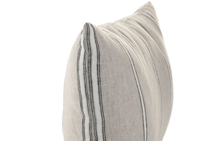 DKD Home Decor Cojín Tradicional Natural India lino 1c25 (2 Unidades) 40 x 60 cm