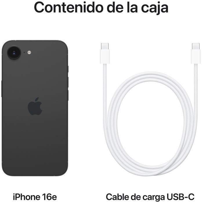 Apple iPhone 16e 256GB Negro