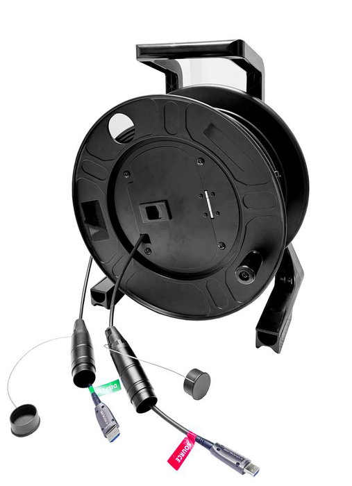 Vivolink Cable HDMI Óptico 4K Blindado de 70m en Tambor - HDMI 2.0, 4K/60Hz, HDR, HDCP 2.2, 3D, ARC