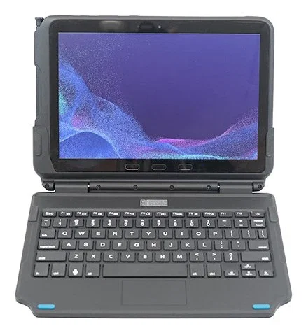 Gamber-Johnson 7160-1872-00 Teclado QWERTY Inglés con Touchpad Negro