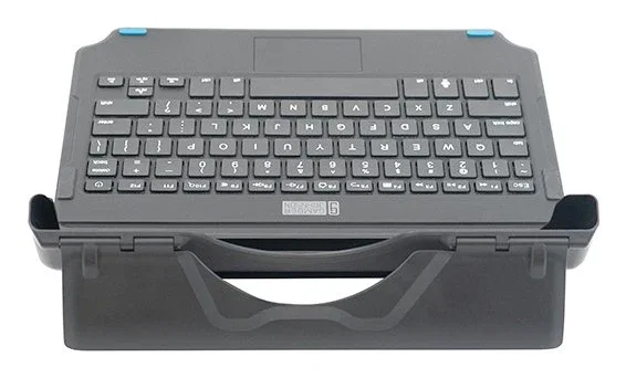 Gamber-Johnson 7160-1872-00 Teclado QWERTY Inglés con Touchpad Negro