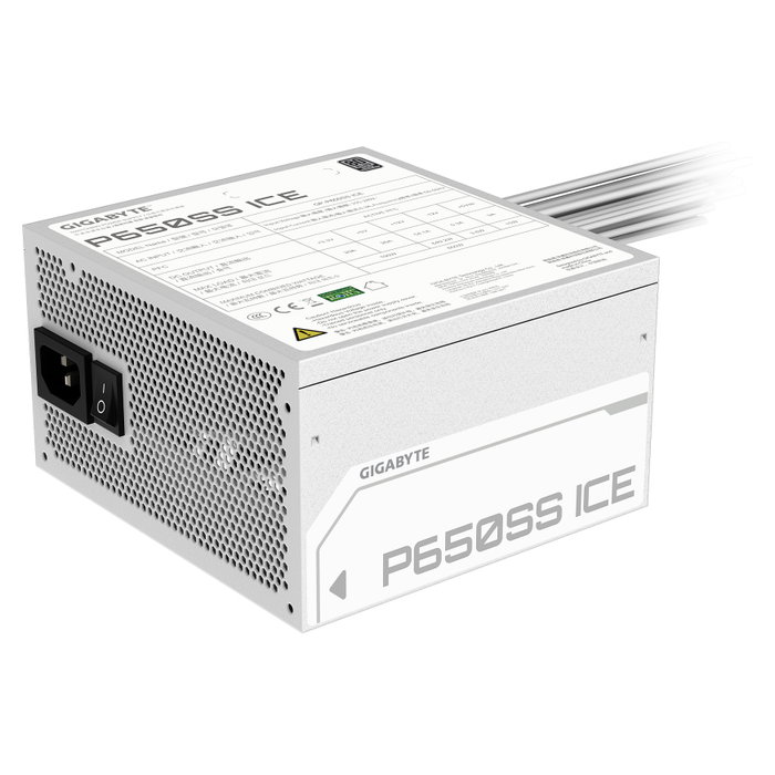 GIGABYTE FUENTE ALIM. P650SS ICE 80 PLUS SILVER