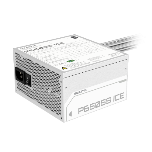 Gigabyte P650SS ICE 650W 80 Plus Silver PCIe 5.0 ATX 3.0 Fuente Alimentación 120mm EU