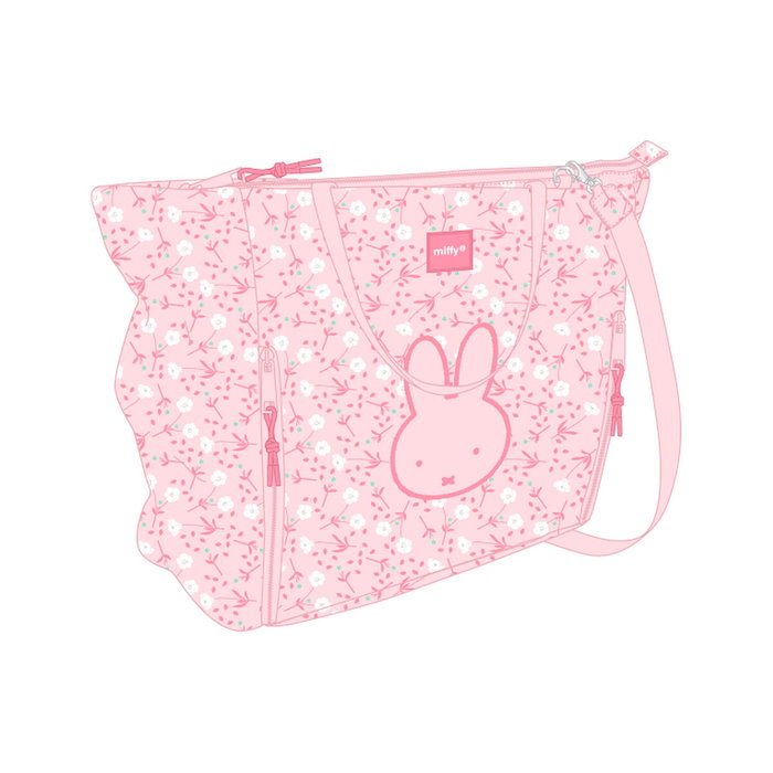 Safta Bolso con bolsillo para portátil 14,1'' Miffy Flores