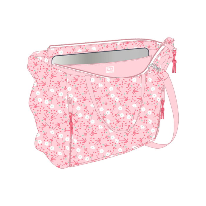 Safta Bolso con bolsillo para portátil 14,1'' Miffy Flores