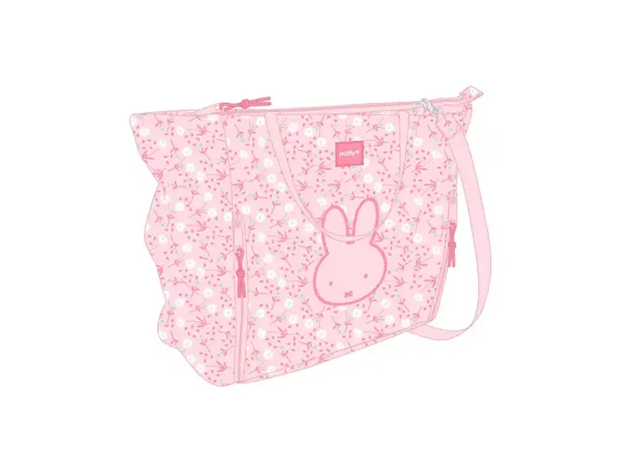 Safta Bolso con bolsillo para portátil 14,1'' Miffy Flores