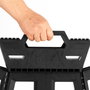 Aktive Taburete plegable camping extraresistente 150 kg con asa transporte 41x33x39 cm