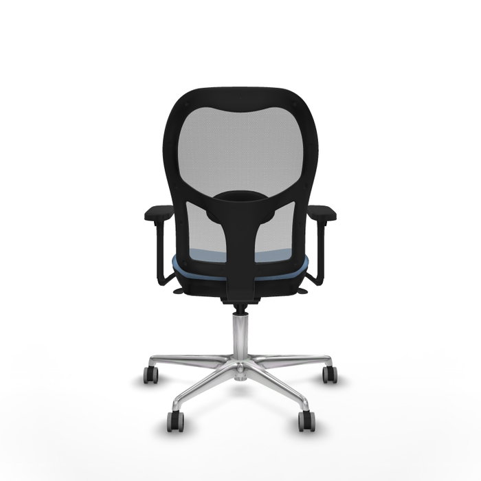 PIQUERAS Y CRESPO Silla de oficina Jorquera con mecanismo Sincro, Azul cielo y Gris PIQUERAS Y CRESPO Silla de oficina Jorquera con mecanismo Sincro, Azul cielo y Gris