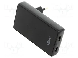 GOOBAY Cargador de red 45W con 2 puertos USB-C Power Delivery