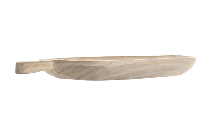 DKD Home Decor Centro de Mesa Hoja Paulownia Marrón
