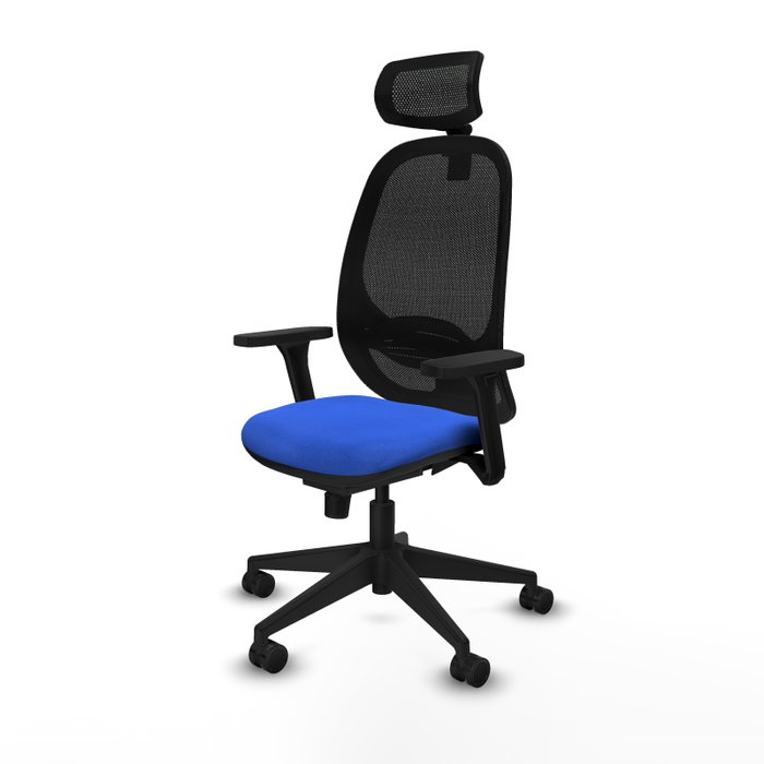 PIQUERAS Y CRESPO Silla de oficina Cilanco Azul y Negro