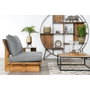 DKD Home Decor Sillón de Madera de Pino y Madera Reciclada Envejecido