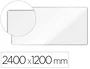 NOBO Pizarra blanca magnética Premium Plus de acero lacado 240x120 cm