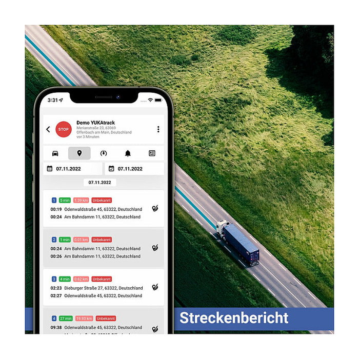 YUKAtrack AIO GPS OBD2 Rastreador de Coche con SIM + Datos Ilimitados