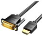 Vention Cable Conversor ABFBG HDMI Macho a DVI-D Macho 1,5m Negro