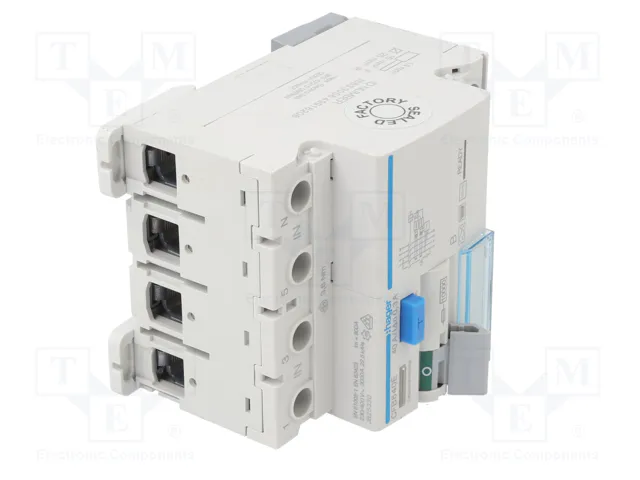HAGER Interruptor diferencial 40A 300mA 3+N Tipo B HAGER Interruptor diferencial 40A 300mA 3+N Tipo B