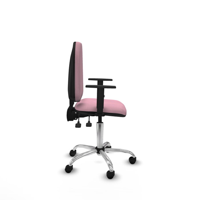 PIQUERAS Y CRESPO Silla de oficina Aýna Rosa con mecanismo Asincro