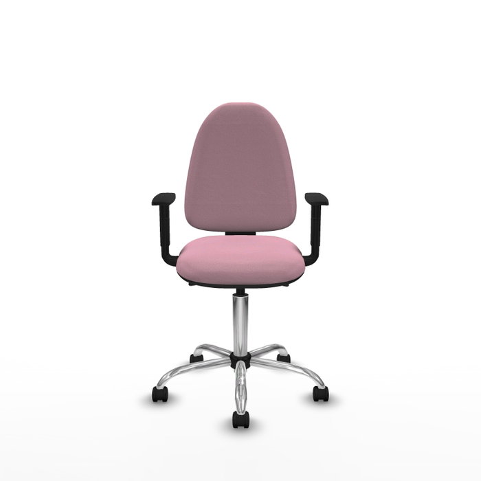 PIQUERAS Y CRESPO Silla de oficina Aýna Rosa con mecanismo Asincro